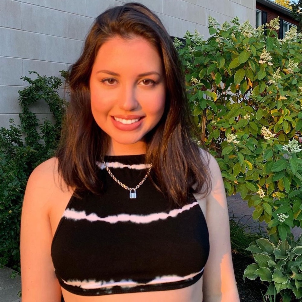 Tie dye crop top